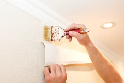 Pose de papier peint à Magoar — revêtements muraux et toiles de verre